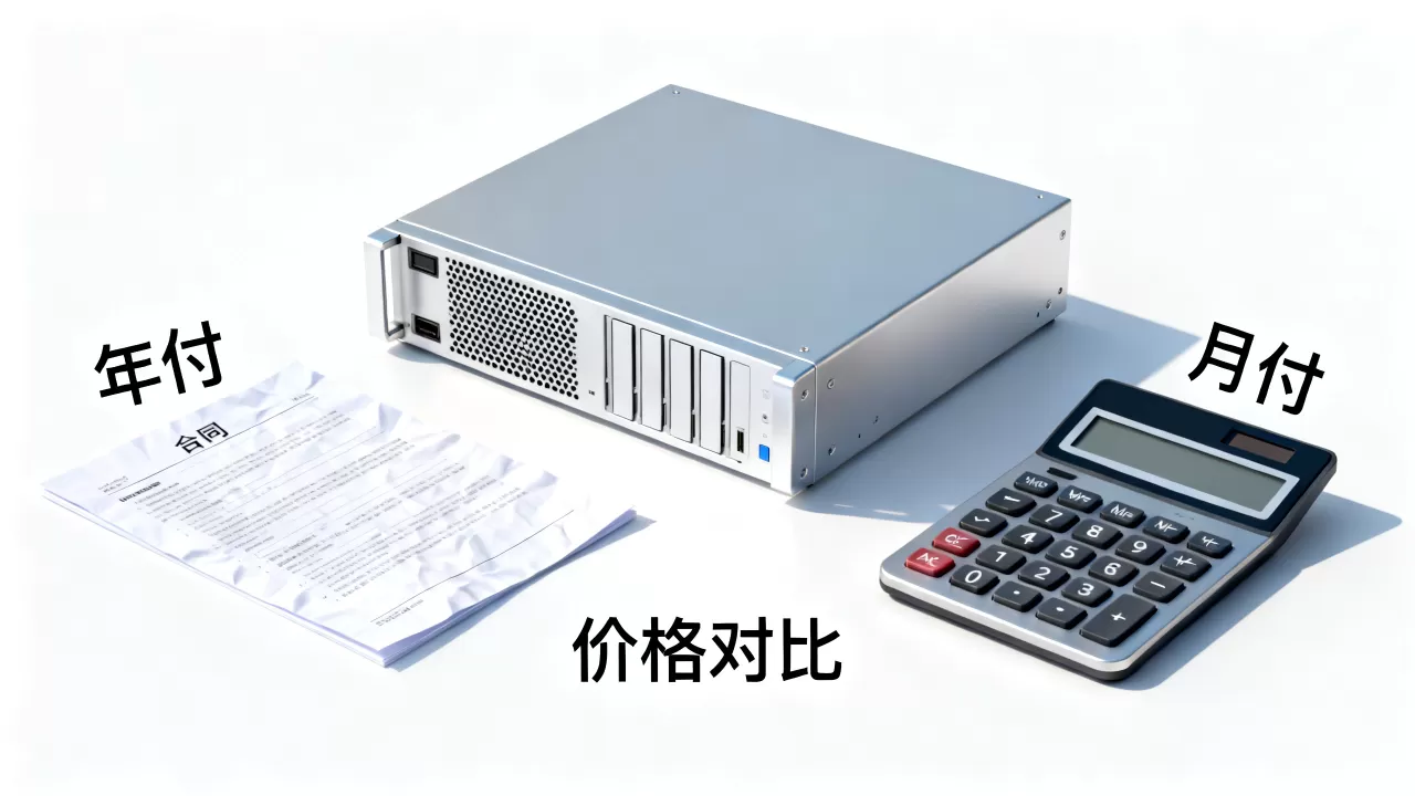 服务器租用按年付比按月付划算吗，服务器年付价格更优惠吗