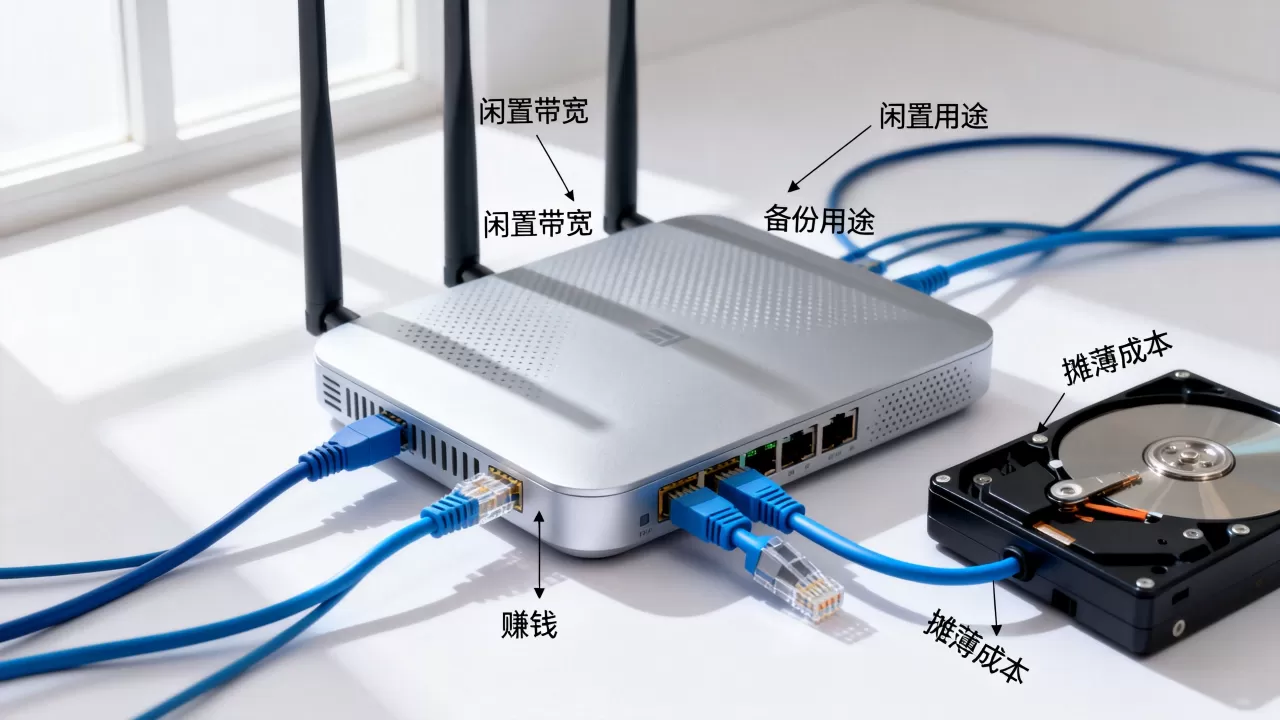 闲置带宽能否转作备份用途来摊薄成本,怎么利用闲置带宽赚钱 闲置带宽能否转作备份用途来摊薄成本,怎么利用闲置带宽赚钱