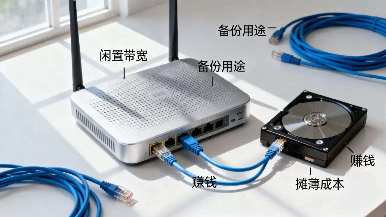 闲置带宽能否转作备份用途来摊薄成本,怎么利用闲置带宽赚钱 闲置带宽能否转作备份用途来摊薄成本,怎么利用闲置带宽赚钱