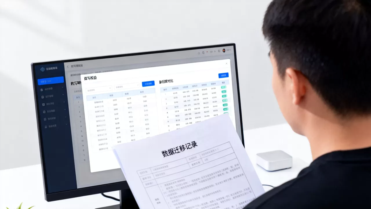 数据迁移后如何用双写校验新旧库记录一致？双写校验新旧库一致性方案