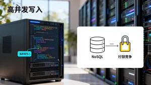 高并发写入能用NoSQL缓解行锁竞争吗，关系库行锁竞争怎么解决？