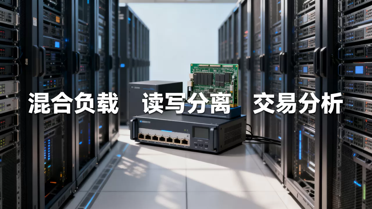 混合负载业务用读写分离避免分析拖慢交易 混合负载业务用读写分离避免分析拖慢交易