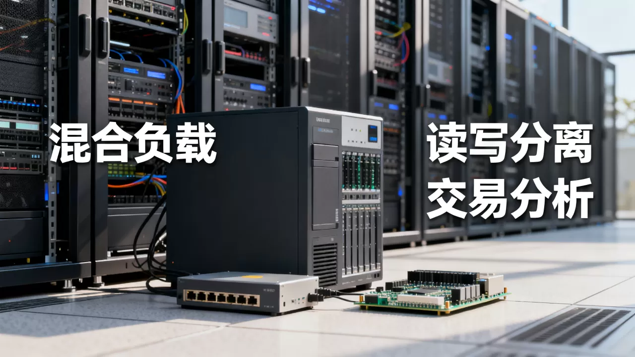 混合负载业务用读写分离避免分析拖慢交易 混合负载业务用读写分离避免分析拖慢交易