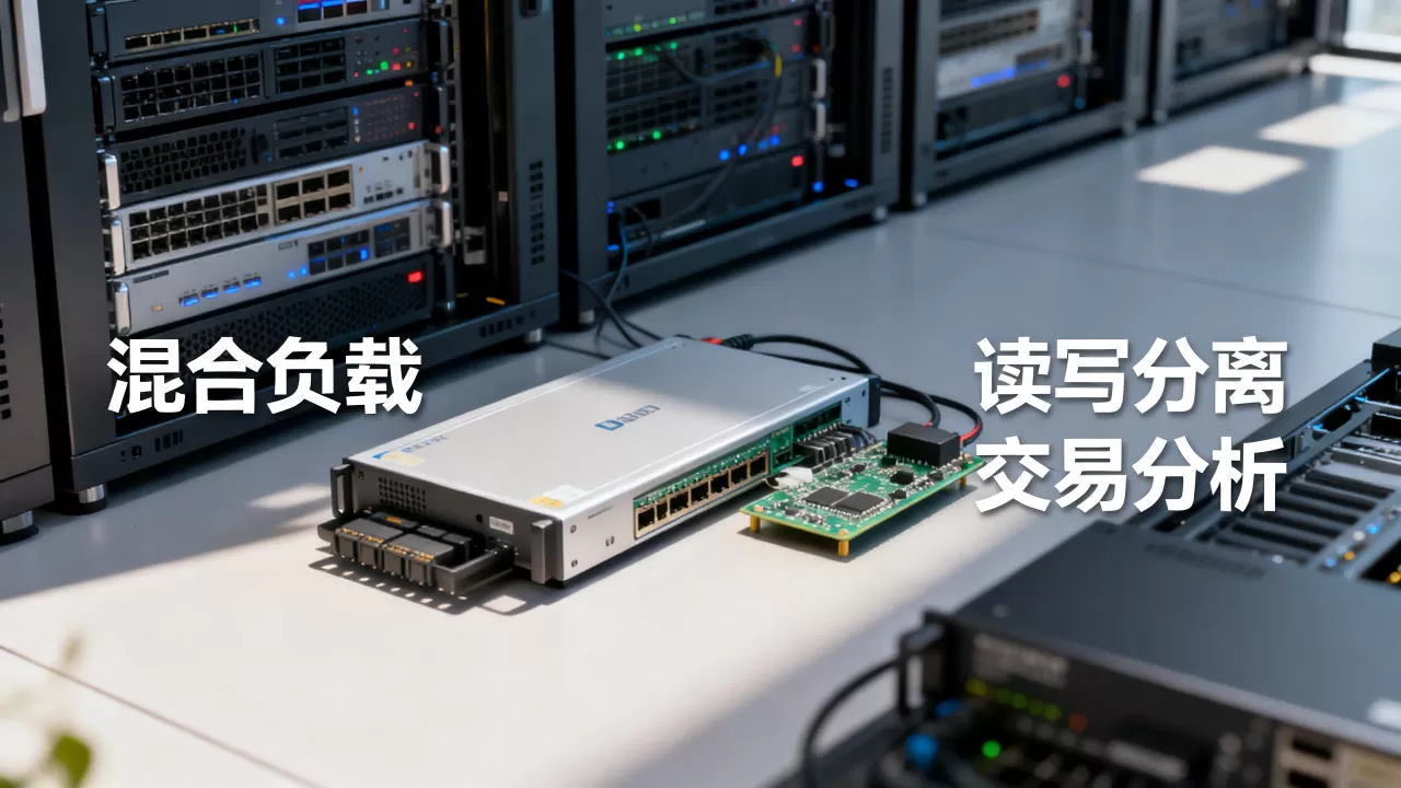 混合负载业务用读写分离避免分析拖慢交易 混合负载业务用读写分离避免分析拖慢交易