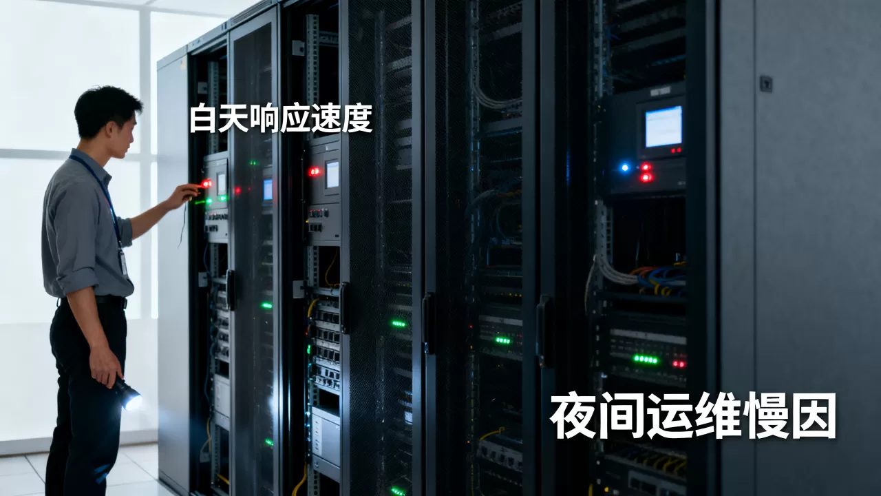 机房运维白天和夜间响应速度差异大吗，夜间机房运维为何慢
