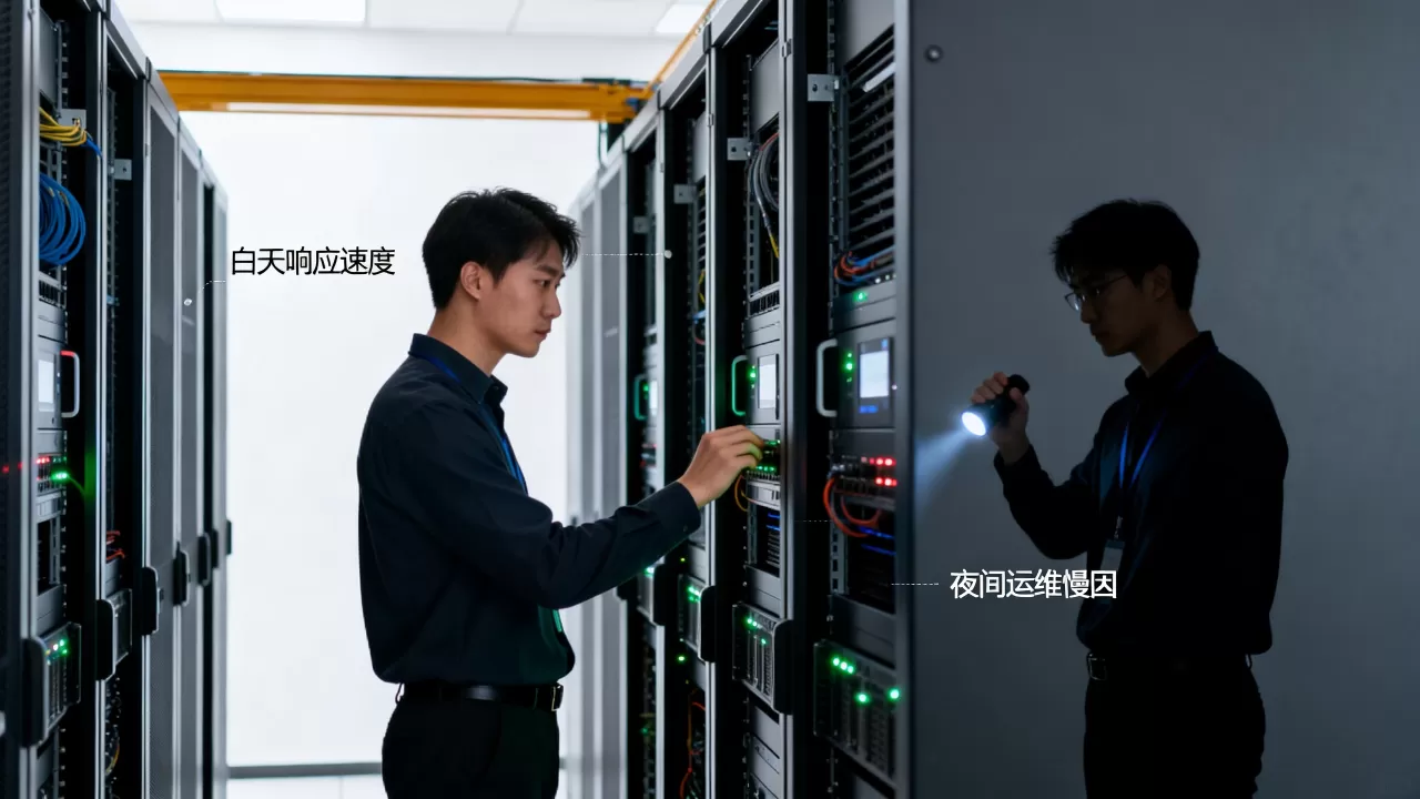 机房运维白天和夜间响应速度差异大吗，夜间机房运维为何慢