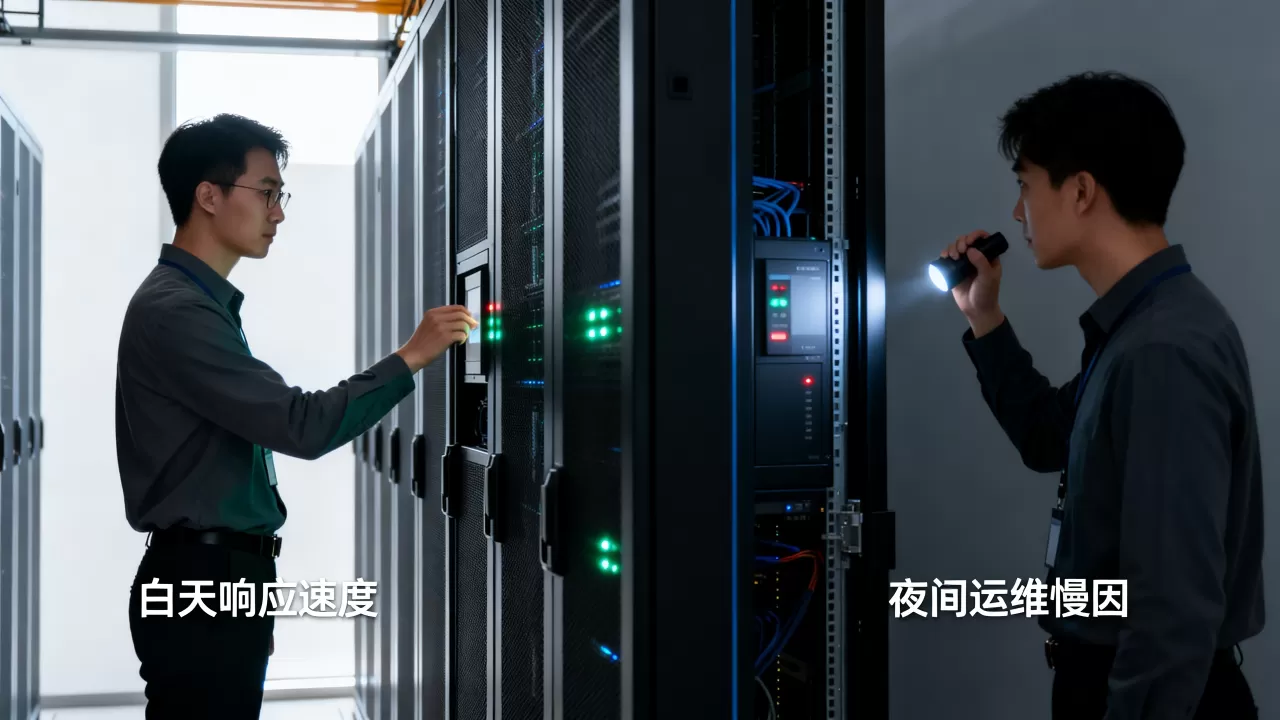机房运维白天和夜间响应速度差异大吗，夜间机房运维为何慢