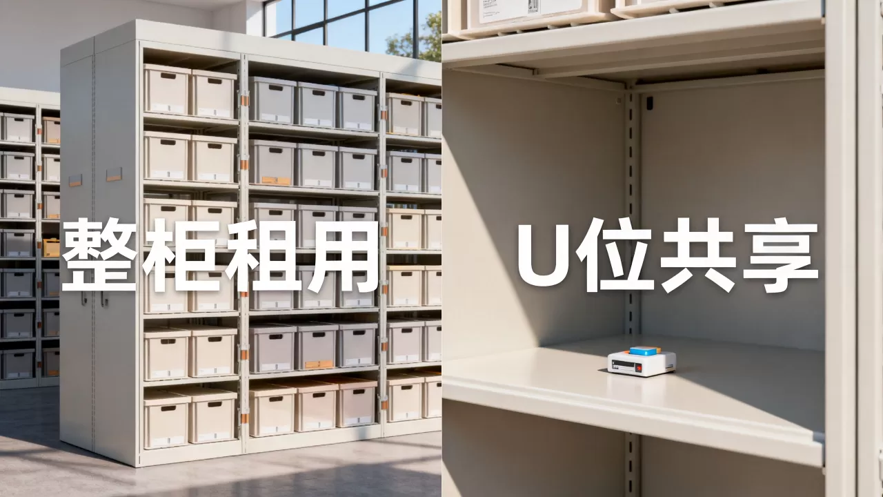 整柜租用与U位共享的区别是什么,适用场景怎么选? 整柜租用与U位共享的区别是什么,适用场景怎么选?