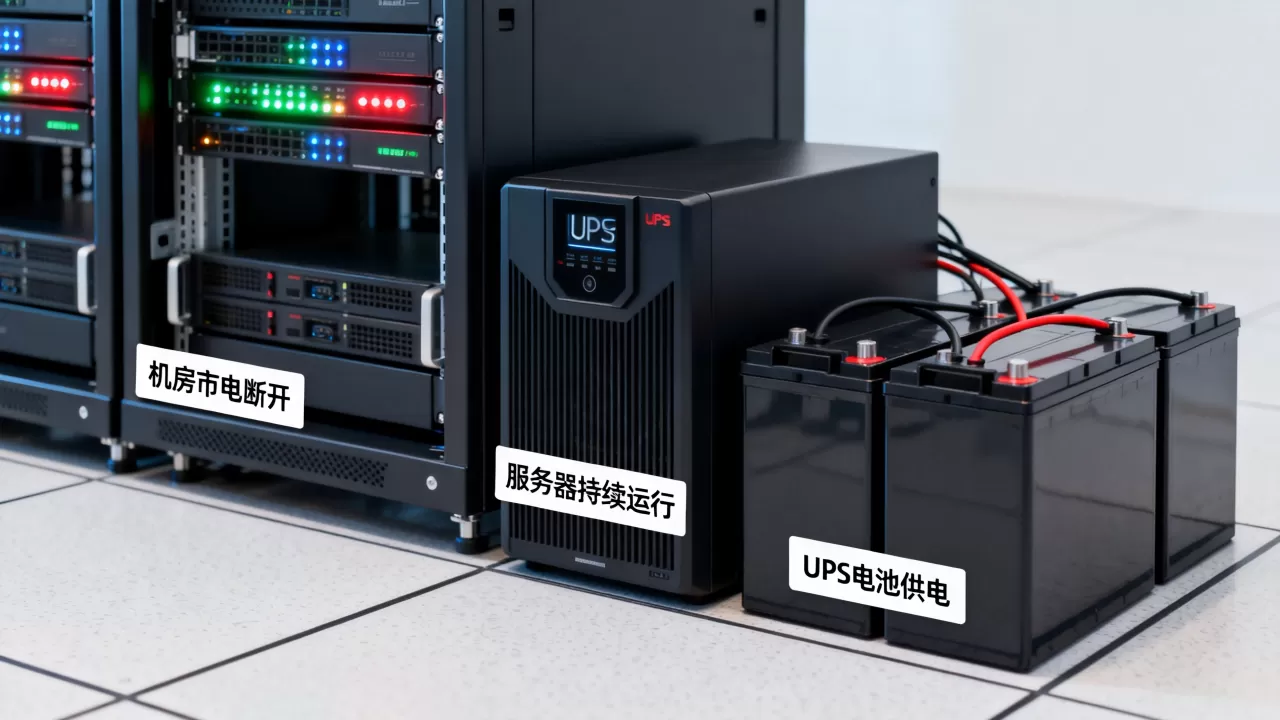 机房市电断了之后服务器还能撑多长时间?,UPS电池能撑多久? 机房市电断了之后服务器还能撑多长时间?,UPS电池能撑多久?