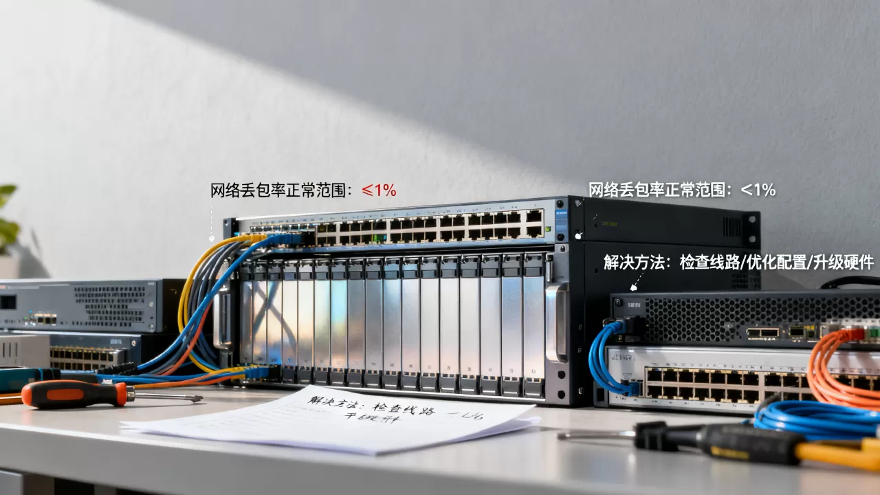机房网络丢包率在多少以内算正常范围，网络延迟高丢包严重怎么解决