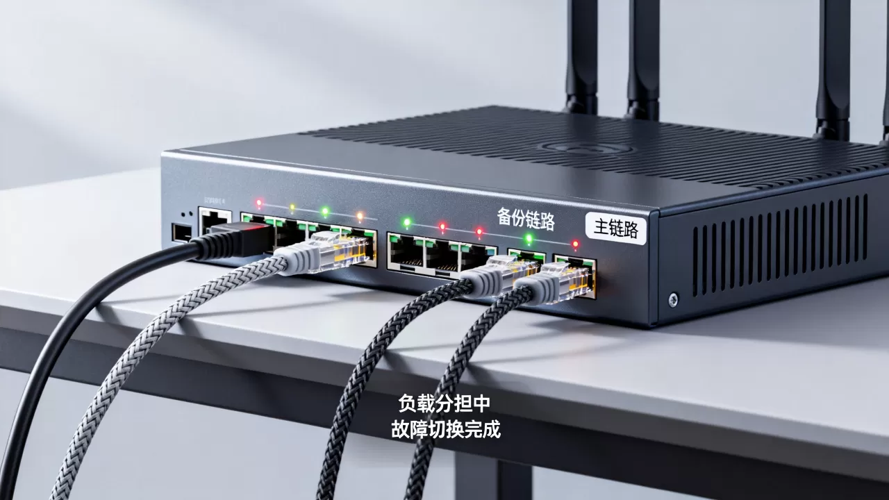 双上行负载分担如何实现?故障切换要点详解,双链路冗余配置 双上行负载分担如何实现?故障切换要点详解,双链路冗余配置