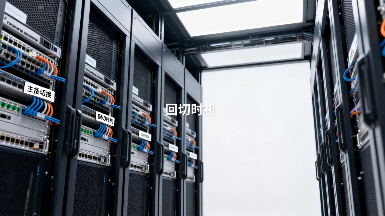 主备切换之后回切时机应该怎样判断？主备切换后回切最佳时间是什么时候