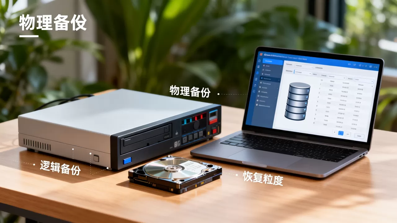 备份策略选物理备份还是逻辑备份取决于恢复粒度吗，怎么选？