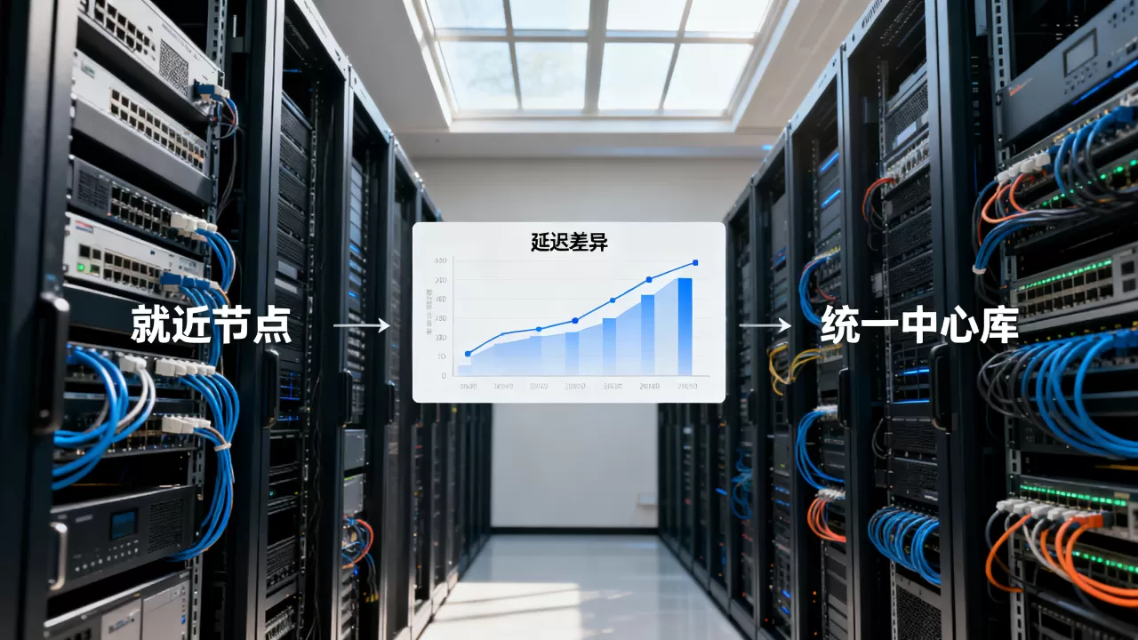 出海业务选就近节点还是统一中心库？延迟差异如何评估