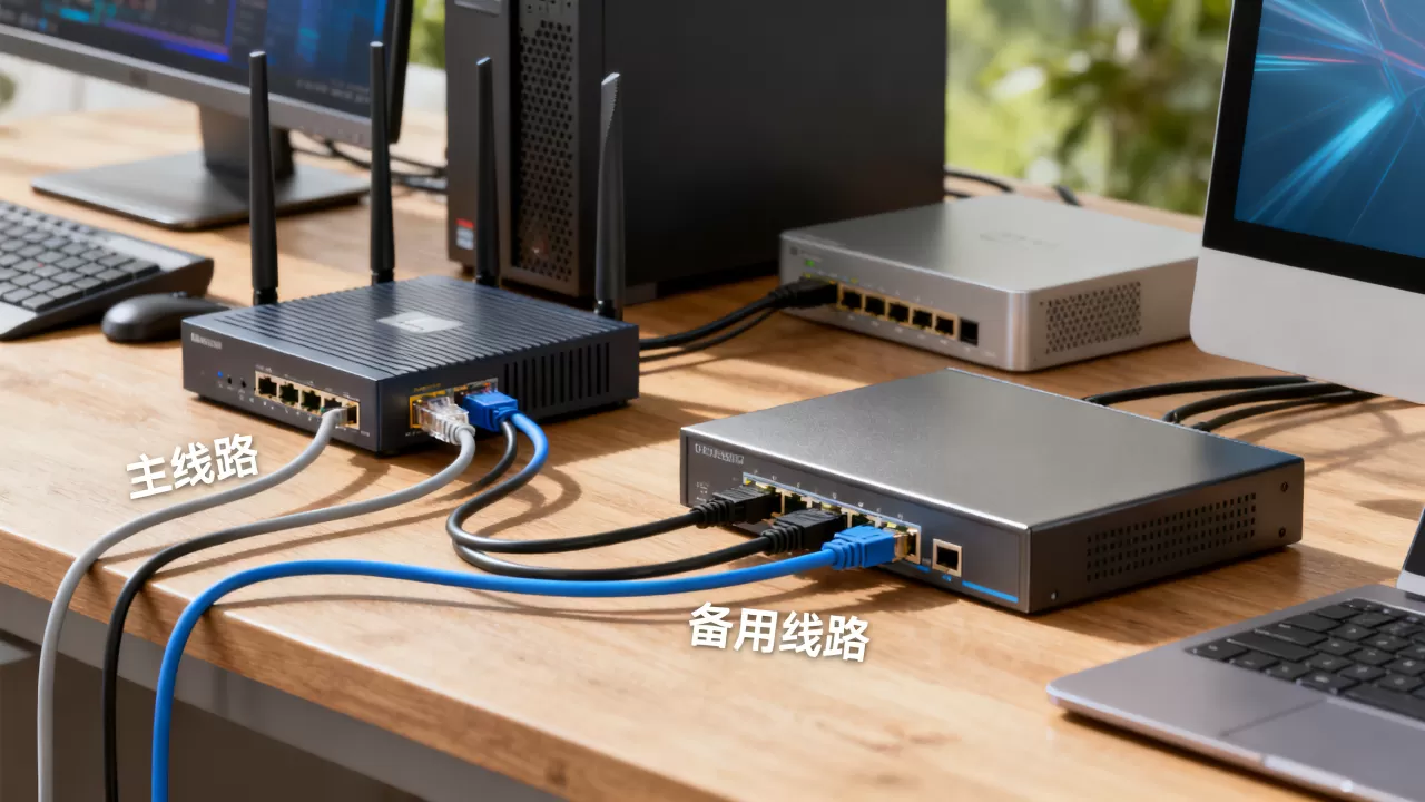 两条线路走不同路由才算真冗余吗,双线路冗余怎么做 两条线路走不同路由才算真冗余吗,双线路冗余怎么做