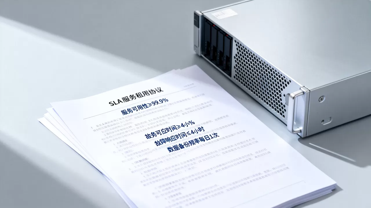 签服务器合同前为什么要读懂SLA？服务器租用SLA服务等级协议注意事项