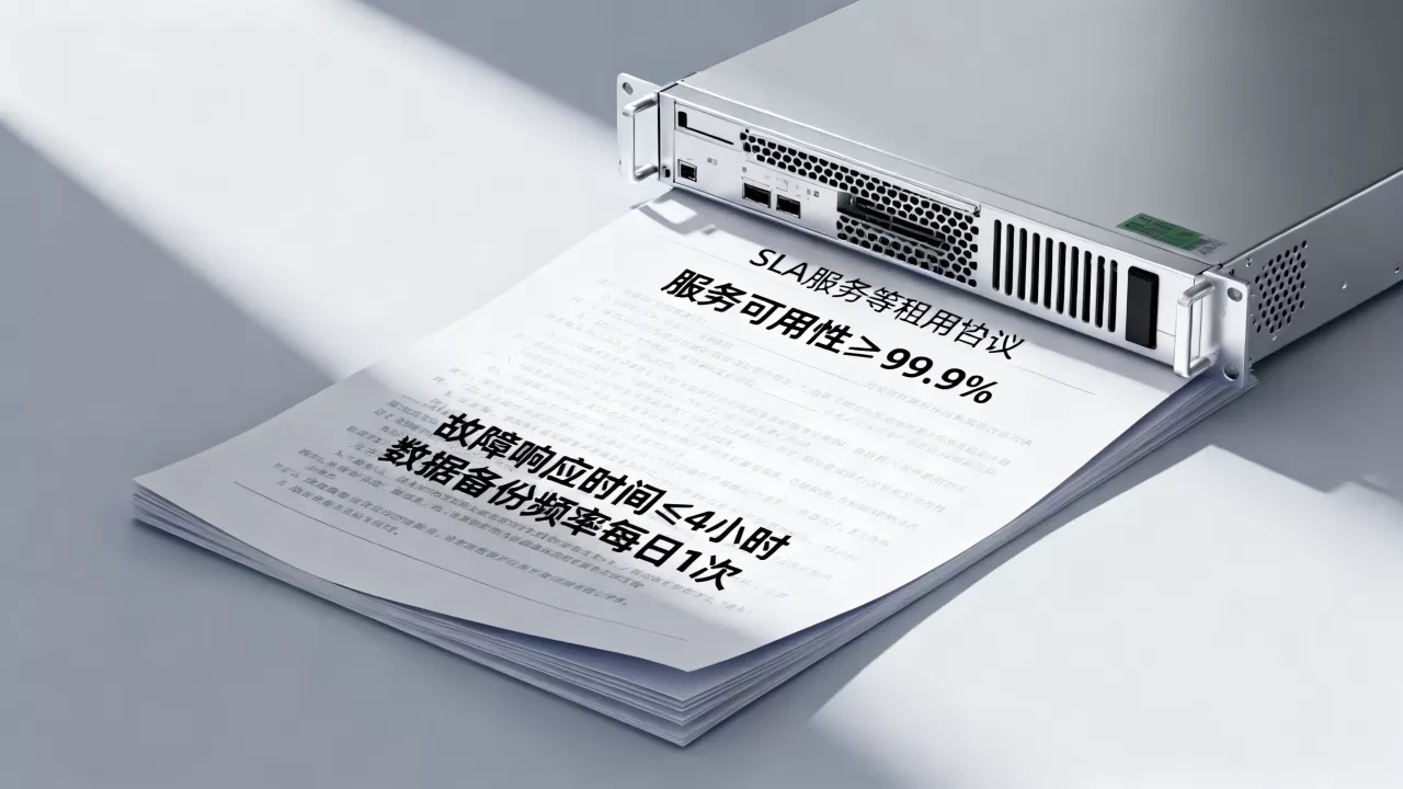 签服务器合同前为什么要读懂SLA？服务器租用SLA服务等级协议注意事项