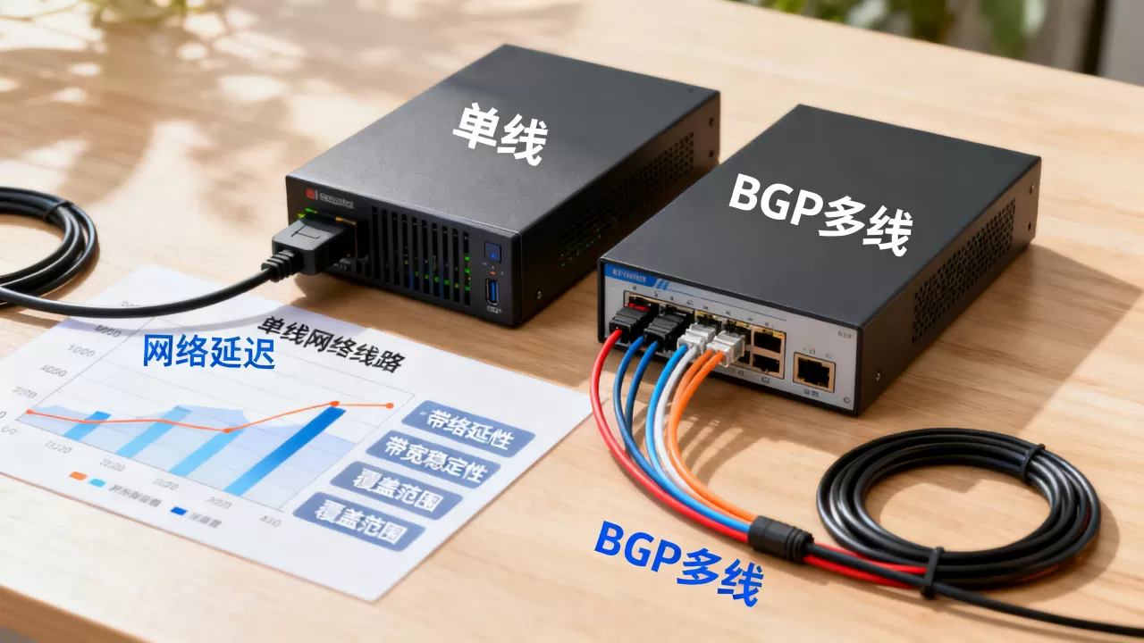 服务器单线与BGP多线的区别和选型要点 服务器单线与BGP多线的区别和选型要点