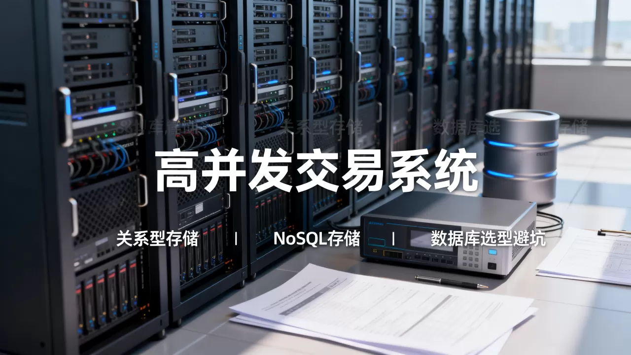高并发交易系统更适合关系型还是NoSQL存储方案,数据库选型怎么避坑? 高并发交易系统更适合关系型还是NoSQL存储方案,数据库选型怎么避坑?