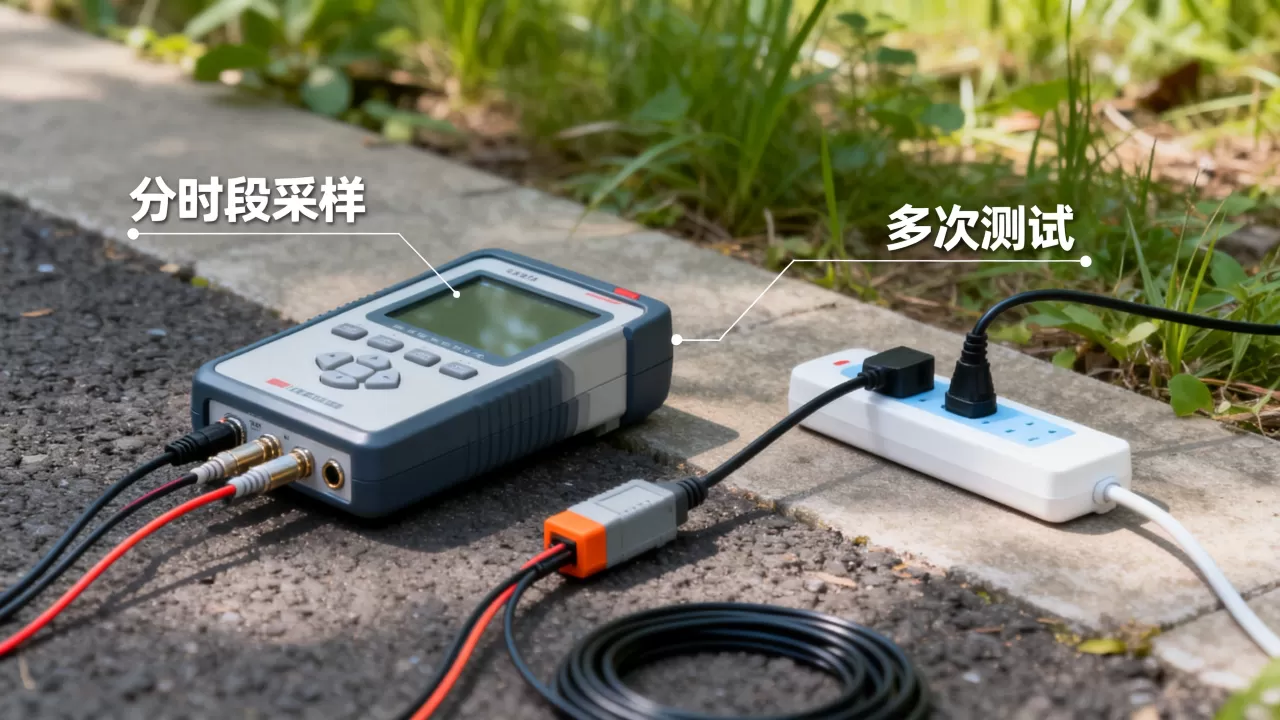 线路测试为什么建议分时段多次采样