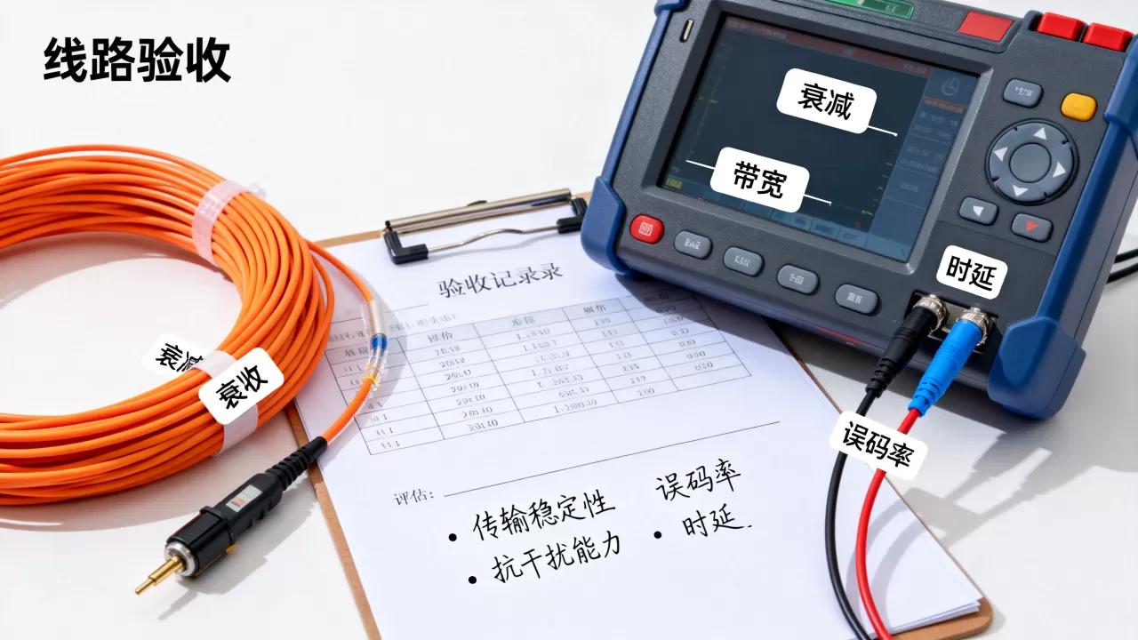 专线验收报告关键指标有哪些，怎么评估线路质量？