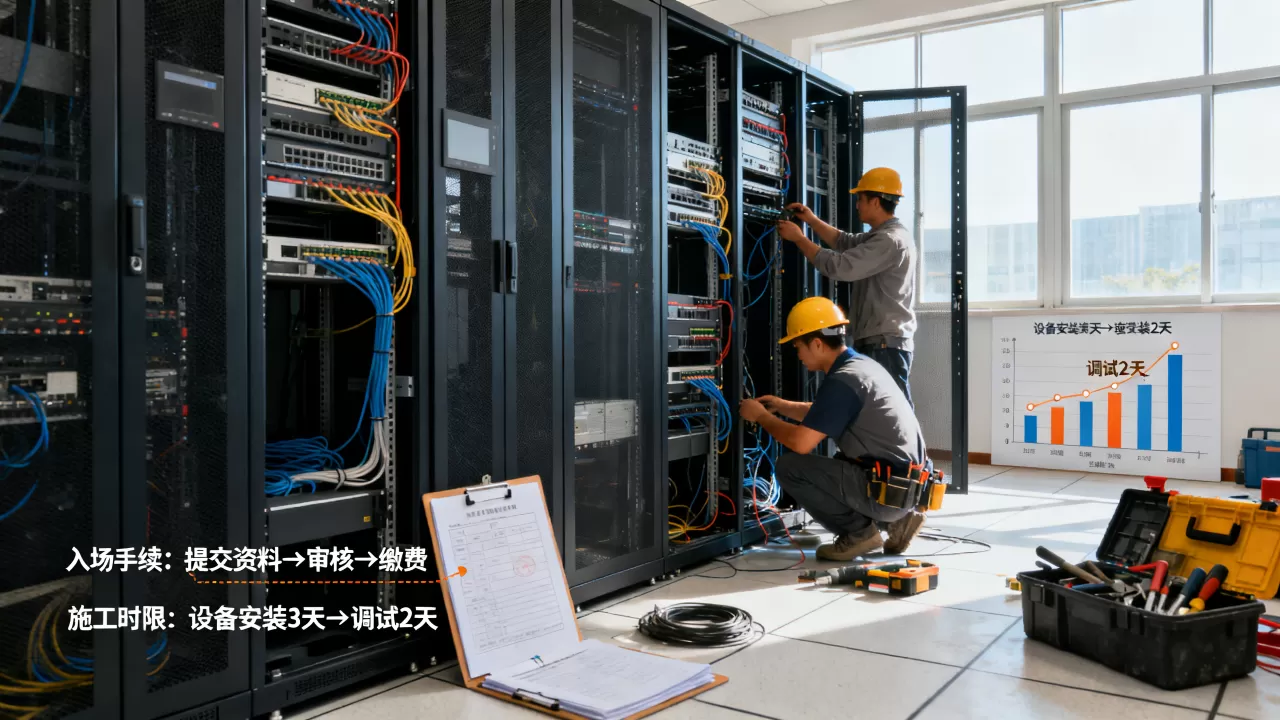 机房入场手续与施工时限如何影响开通排期?机房施工需要几天,机房入场流程多久 机房入场手续与施工时限如何影响开通排期?机房施工需要几天,机房入场流程多久