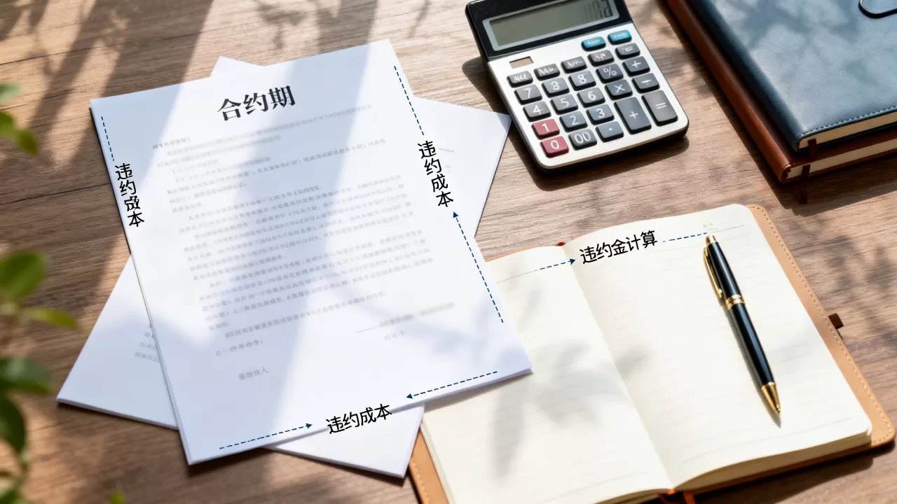 换线路前怎么评估合约期与违约成本，违约金计算技巧