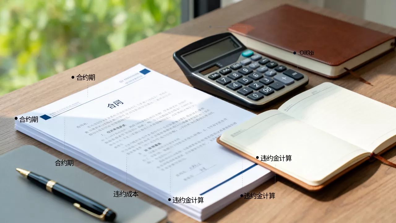 换线路前怎么评估合约期与违约成本，违约金计算技巧