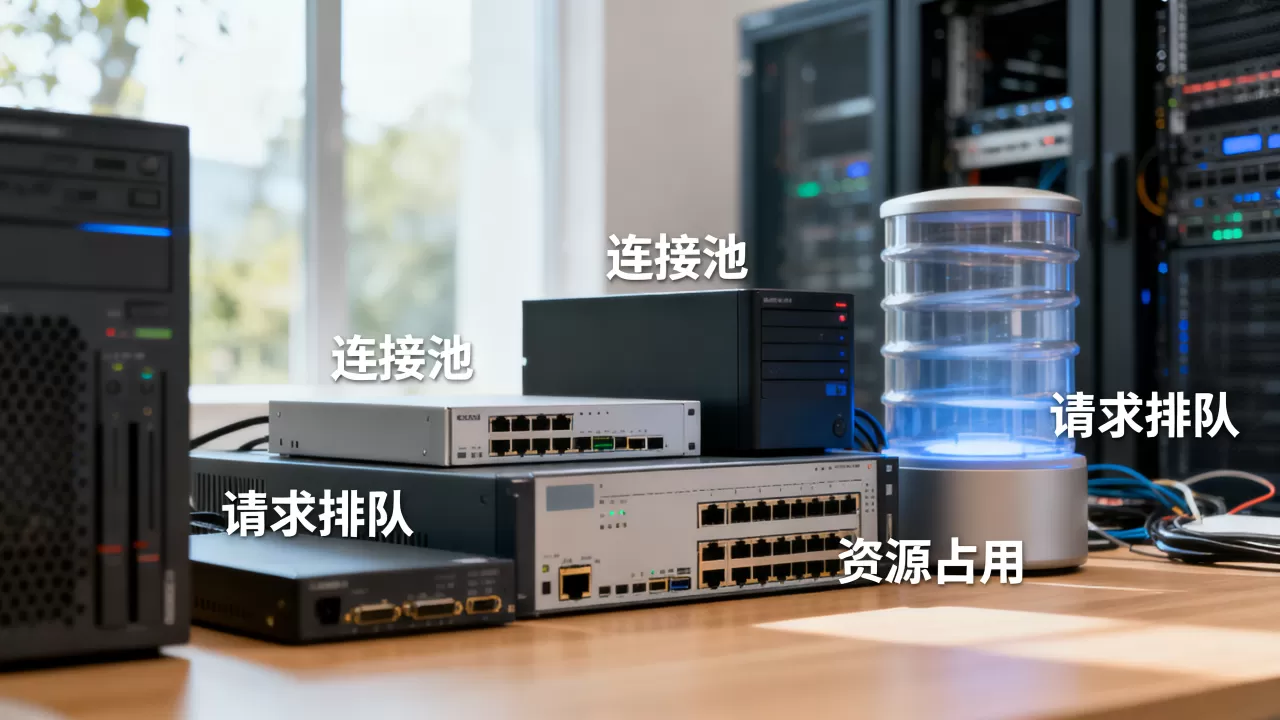 连接池过小请求排队过大占用资源，如何设置最优大小？