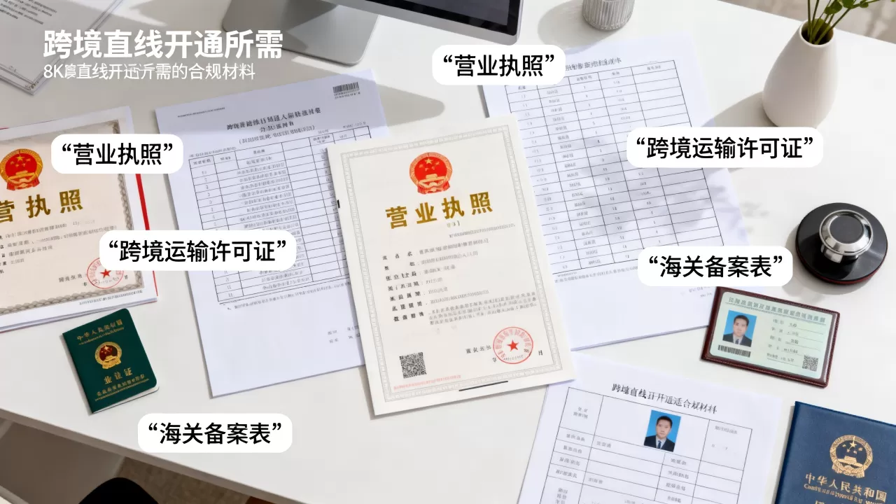 跨境专线开通需要提前确认哪些合规材料?如何准备清单 跨境专线开通需要提前确认哪些合规材料?如何准备清单