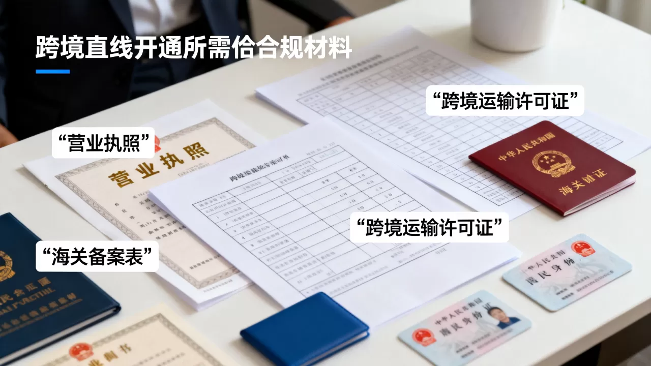 跨境专线开通需要提前确认哪些合规材料?如何准备清单 跨境专线开通需要提前确认哪些合规材料?如何准备清单