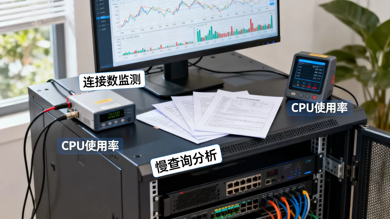 数据库健康监控指标有哪些?连接数、CPU与慢查询如何监测,数据库性能优化必看 数据库健康监控指标有哪些?连接数、CPU与慢查询如何监测,数据库性能优化必看