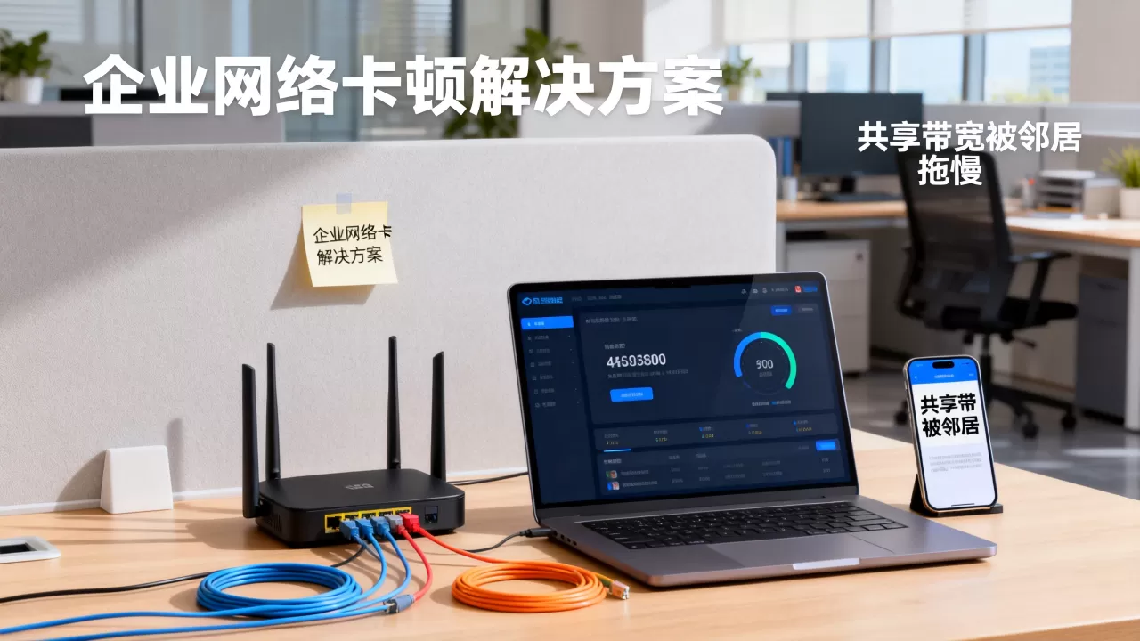 共享带宽被邻居拖慢影响业务怎么办?如何解决企业网络卡顿问题? 共享带宽被邻居拖慢影响业务怎么办?如何解决企业网络卡顿问题?