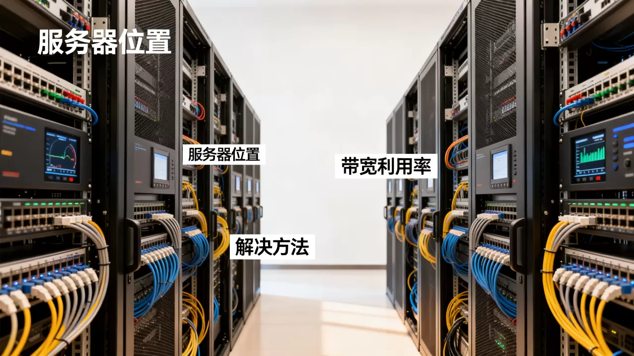 服务器位置影响带宽利用率吗？带宽上不去怎么解决