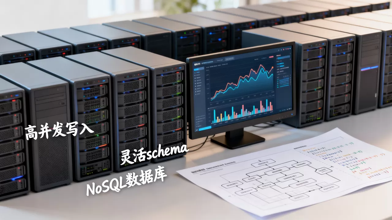 NoSQL数据库为何更适配高并发写入与灵活schema的场景，高并发写入选什么数据库好