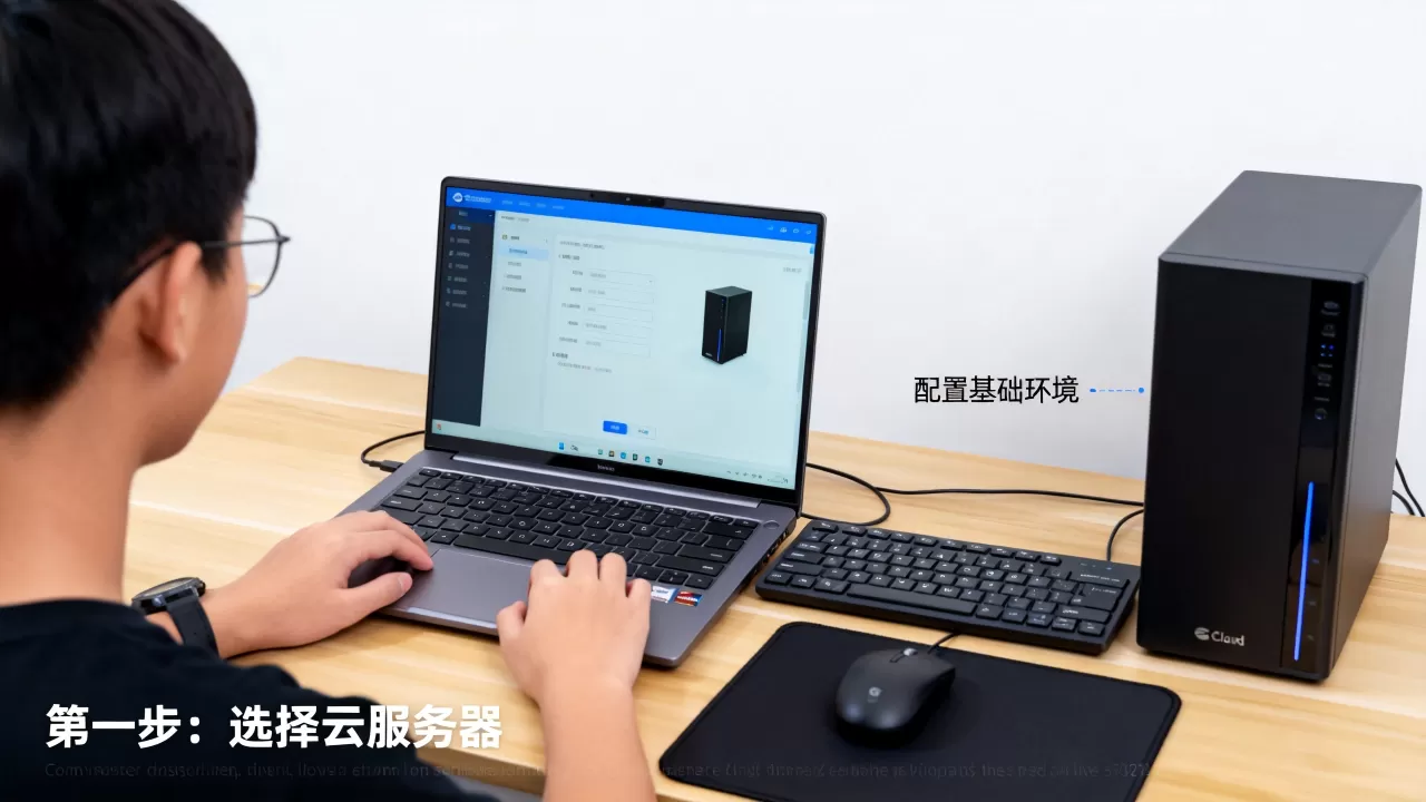 新手用云服务器搭建网站第一步该做什么？云服务器建站初学入门教程