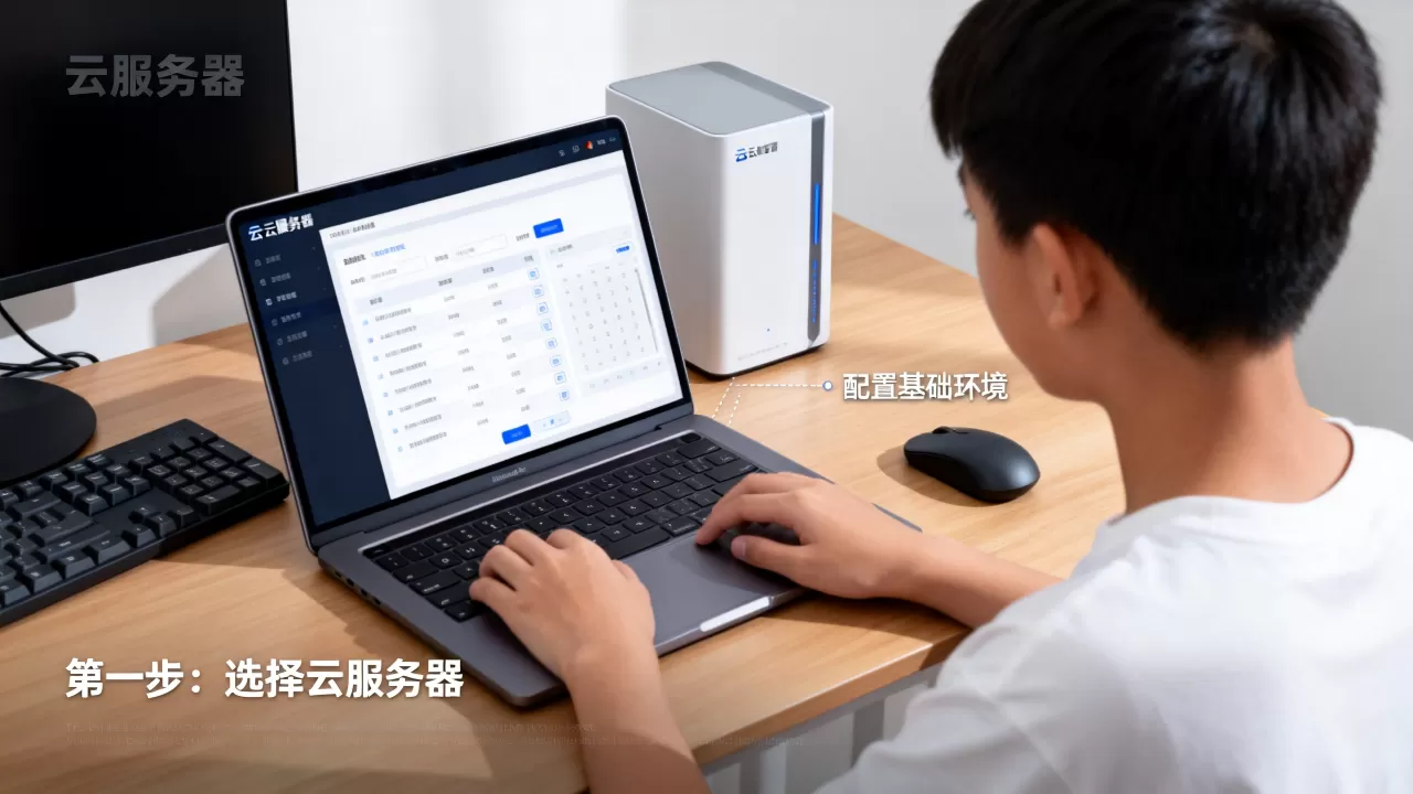 新手用云服务器搭建网站第一步该做什么？云服务器建站初学入门教程