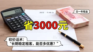 提前预付租金能换来多大的折扣空间？预付房租砍价话术，交一年租金省多少