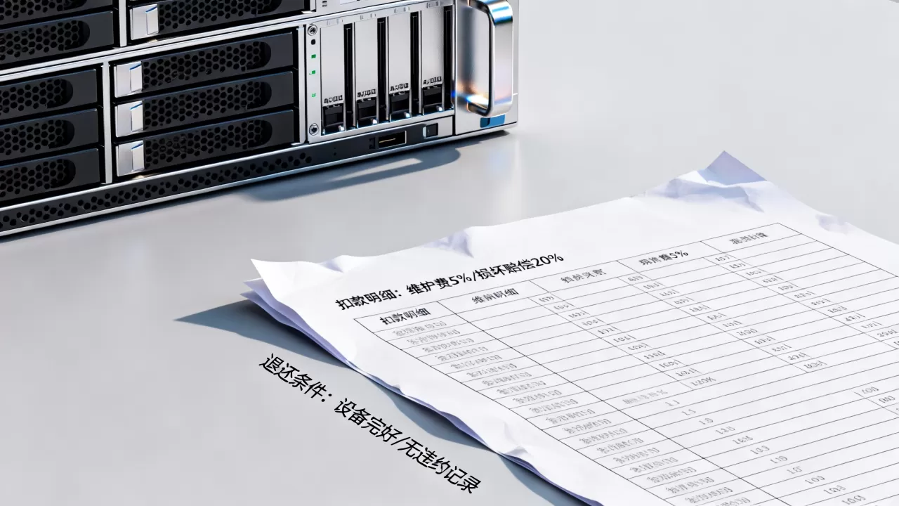 服务器押金退还条件有哪些,押金扣款明细? 服务器押金退还条件有哪些,押金扣款明细?