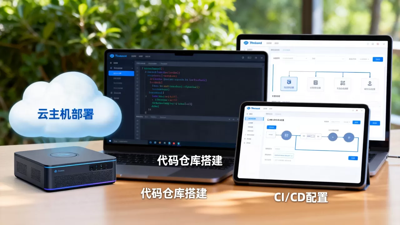 用云主机搭建代码仓库和CI流水线轻量组合怎么做？云主机CI/CD搭建教程