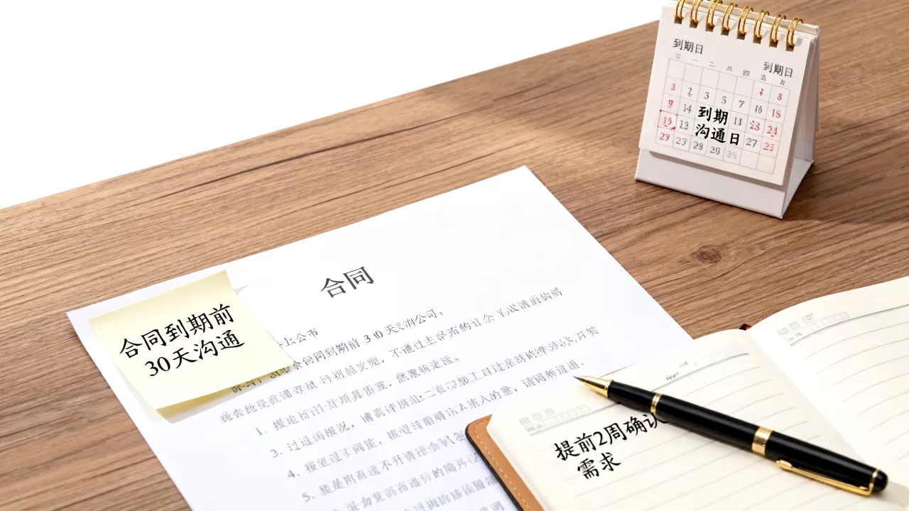 合同到期前多久谈续费比较主动?提前多久沟通最合适? 合同到期前多久谈续费比较主动?提前多久沟通最合适?