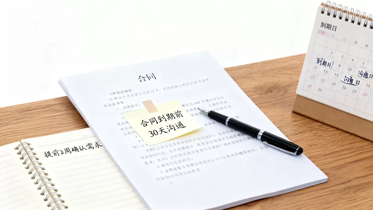 合同到期前多久谈续费比较主动?提前多久沟通最合适? 合同到期前多久谈续费比较主动?提前多久沟通最合适?