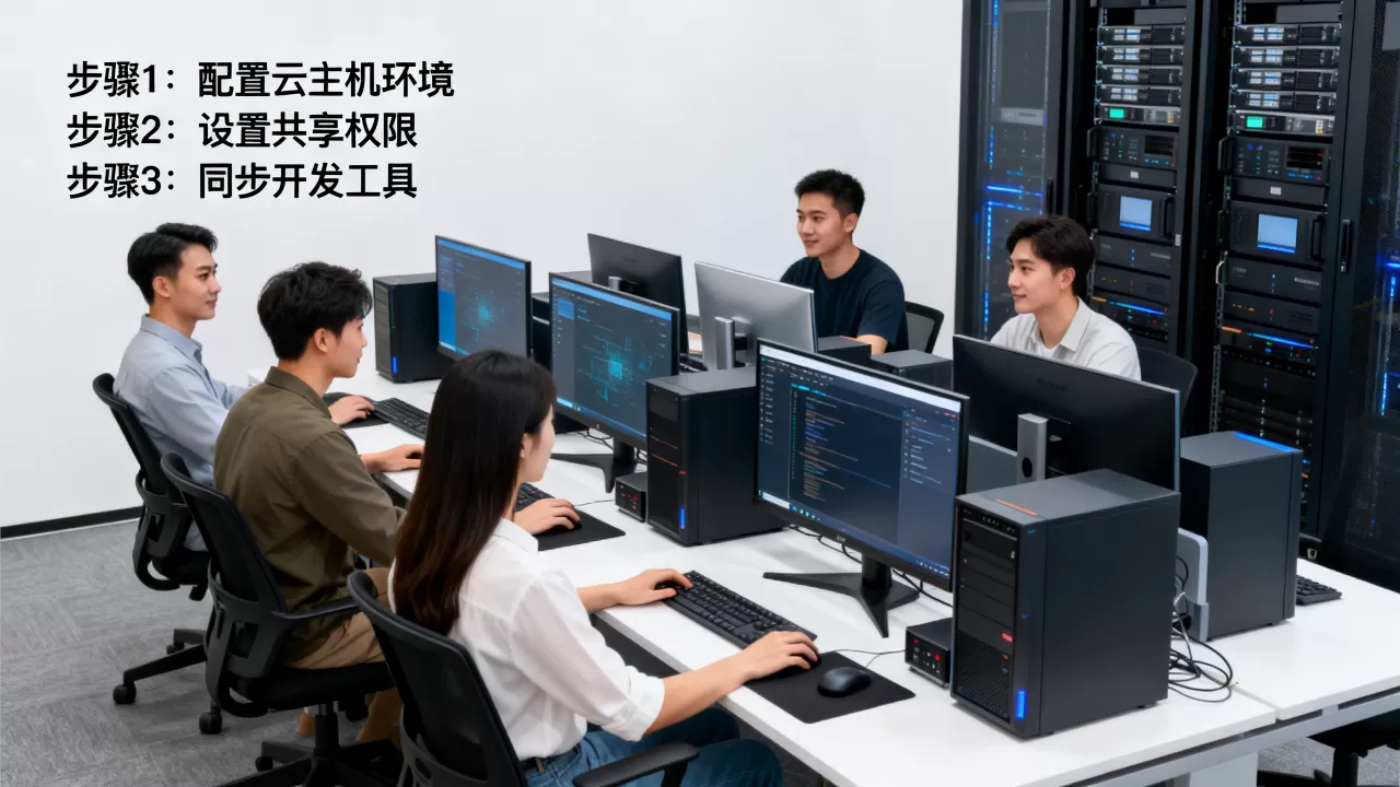 云主机做开发环境如何让团队多人共享同一套配置,多人共用云服务器配置方法 云主机做开发环境如何让团队多人共享同一套配置,多人共用云服务器配置方法