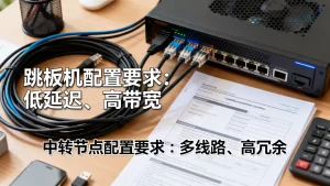 云服务器做跳板机和中转节点配置要求有什么区别，哪种更稳定？