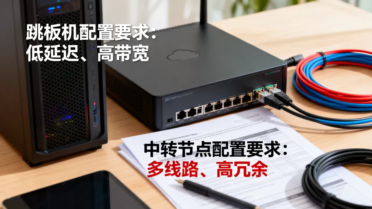 云服务器做跳板机和中转节点配置要求有什么区别，哪种更稳定？