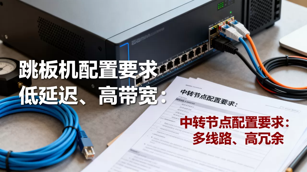 云服务器做跳板机和中转节点配置要求有什么区别，哪种更稳定？