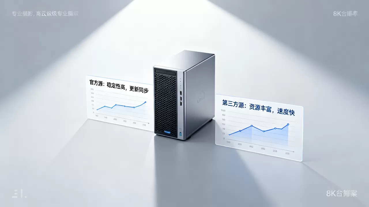 选云服务器镜像源时官方源和第三方源区别大吗，怎么选？