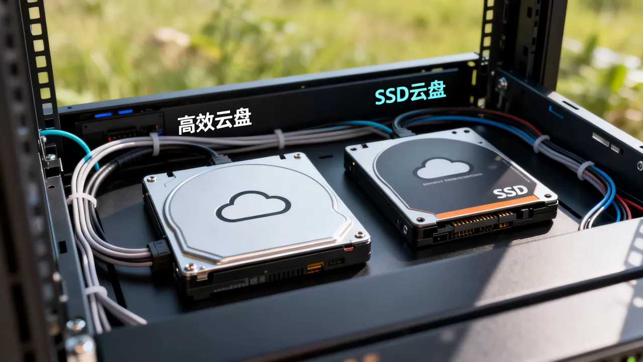 云主机系统盘选高效云盘还是SSD云盘,怎么判断性能差异? 云主机系统盘选高效云盘还是SSD云盘,怎么判断性能差异?