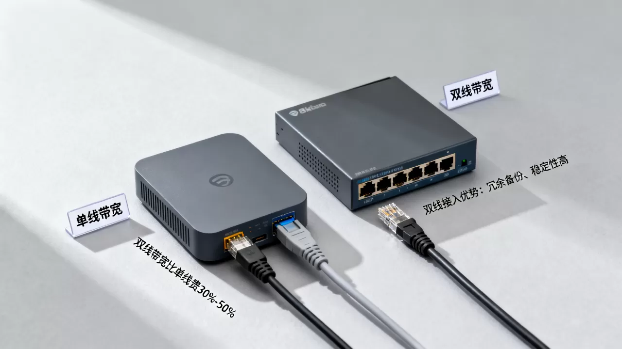 双线带宽一般会比单线带宽贵出多少钱,双线接入优势有哪些? 双线带宽一般会比单线带宽贵出多少钱,双线接入优势有哪些?