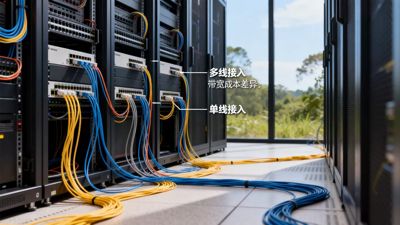 多线接入的机房线路为什么普遍比单线贵,机房带宽成本差异在哪 多线接入的机房线路为什么普遍比单线贵,机房带宽成本差异在哪